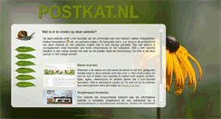Desktop Screenshot of postkat.nl