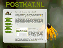 Tablet Screenshot of postkat.nl